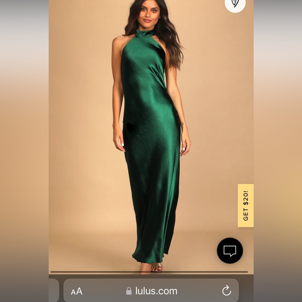 Halter neck maxi dress